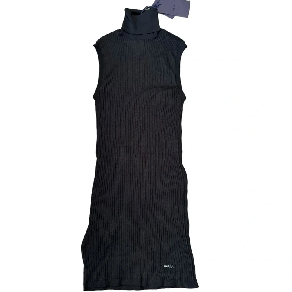 PRADA***Sleveeless Black Turtleneck****I 44 US 10***$1370 - Picture 7 of 13
